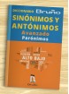 Diccionario Bruño Sinónimos, antónimos, parónimos - Avanzado