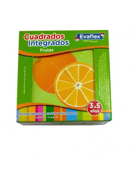 Cuadrados Integrados frutas Evaflex