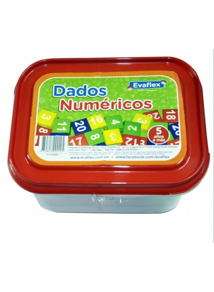 Dados numéricos Evaflex