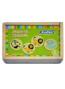 JUEGO DE MEMORIA EVAFLEX (MADERA)