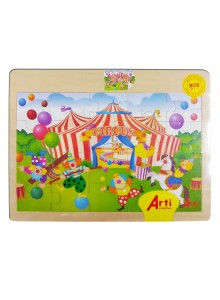 ROMPECABEZA ARTI - EL CIRCUS X 20 PZAS (MADERA)