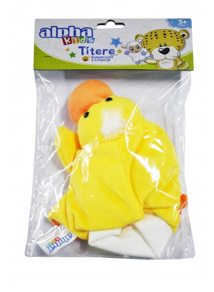 TITERE DE FELPA *ALPHA KIDS