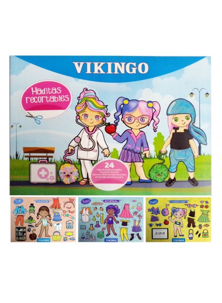 VIKINGO HADITAS RECORTABLES