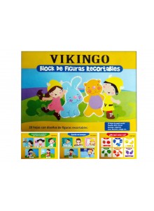 VIKINGO BLOCK DE FIGURAS RECORTABLES