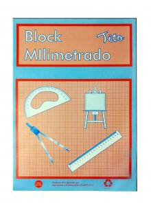 BLOCK PAPEL MILIMETRADO A-4 X50 HJS 75 GR