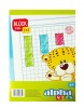 BLOCK ALPHA KIDS A4 PERFORADO 50 HJ-1X1