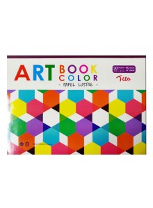 BLOCK PAPEL LUSTRE-30 HOJAS 49X34
