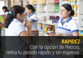 Recoge tu pedido rápido y sin demoras